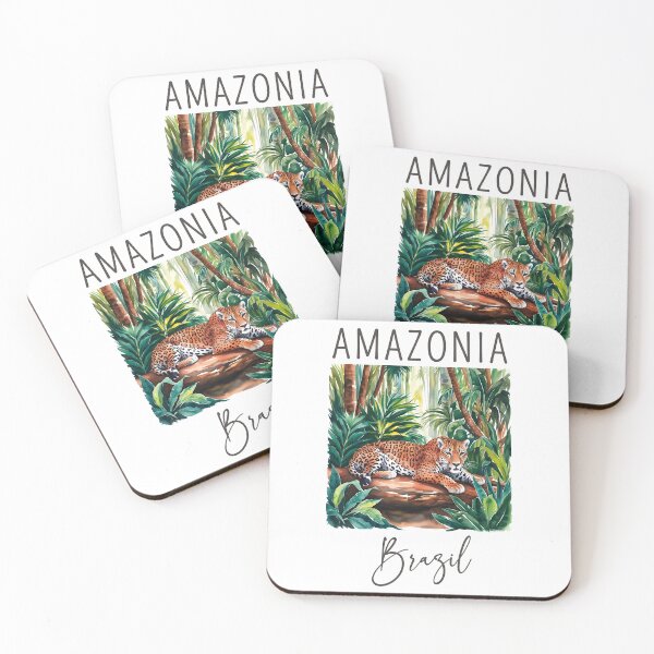 Item preview, A Watercolor Design of Amazonia - Brazil  designed and sold by Sketch-Shack.