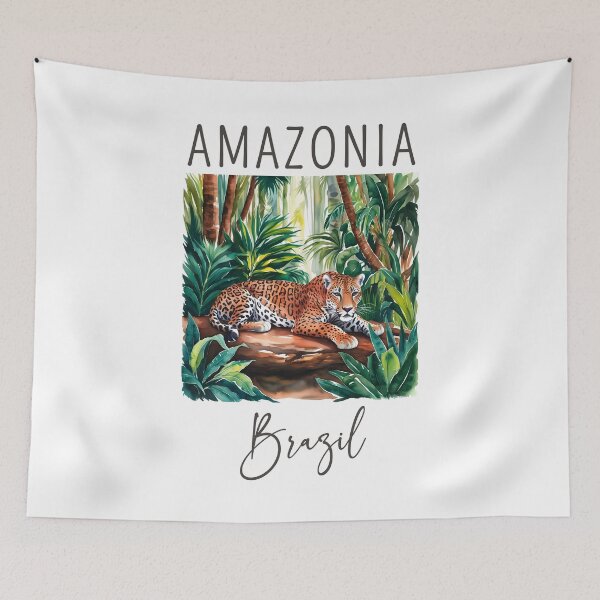 Item preview, A Watercolor Design of Amazonia - Brazil  designed and sold by Sketch-Shack.