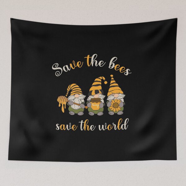 Item preview, Save the Bees, Save the World – Graphic Design designed and sold by YZGraphics.
