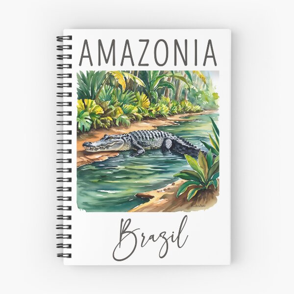 Item preview, Un diseño de acuarela de la Amazonia, Brasil designed and sold by Sketch-Shack.