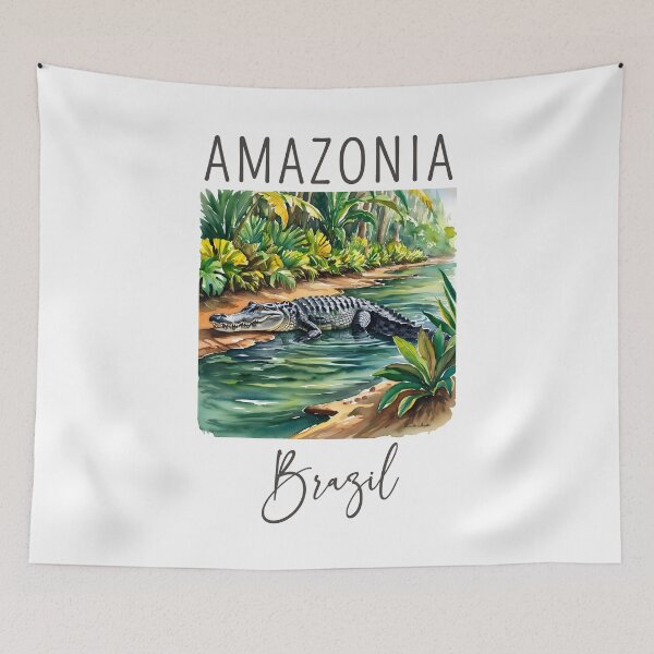 Item preview, A Watercolor Design of Amazonia - Brazil  designed and sold by Sketch-Shack.