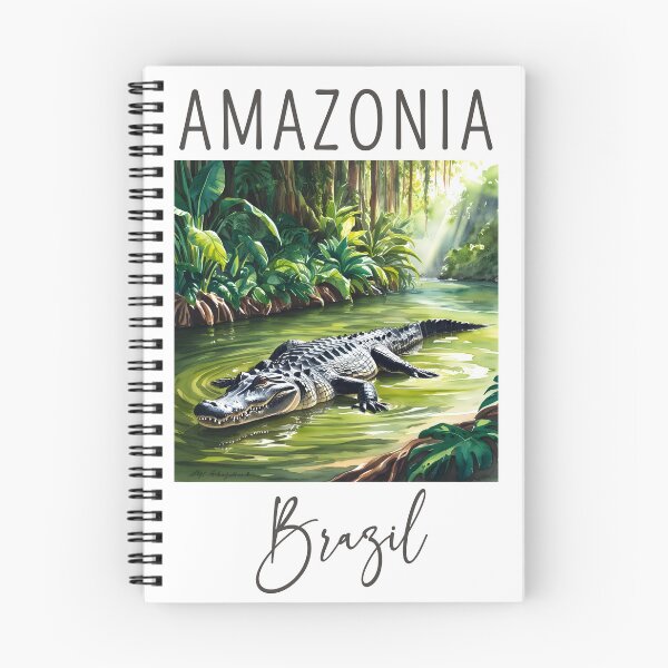 Item preview, Un diseño de acuarela de la Amazonia, Brasil designed and sold by Sketch-Shack.
