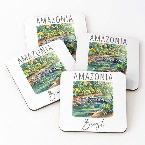 Item preview, A Watercolor Design of Amazonia - Brazil  designed and sold by Sketch-Shack.