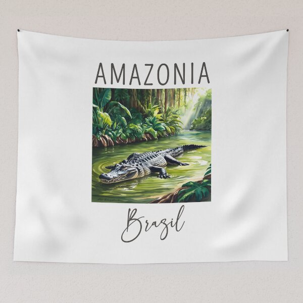 Item preview, A Watercolor Design of Amazonia - Brazil  designed and sold by Sketch-Shack.