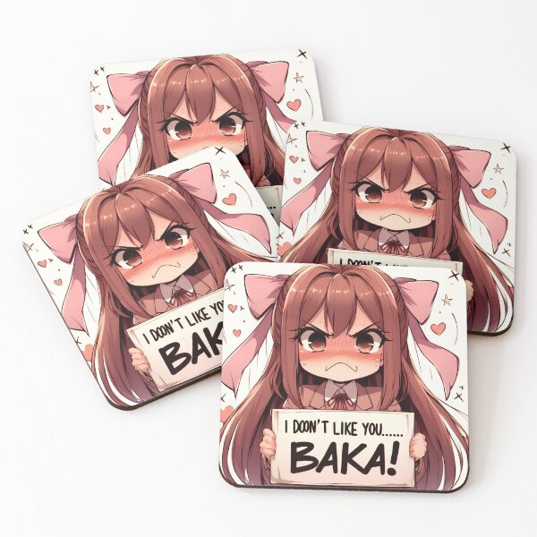 Item preview, Tsundere Girl with Sarcastic Sign designed and sold by Enladiana.
