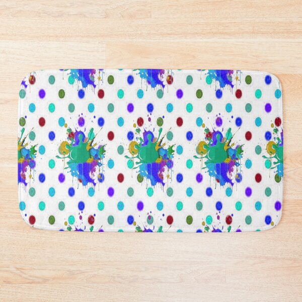 Item preview, Polkadot Splashes 2, Abstract design, Abstraction, bold colorful abstract playful design inspired by nature designed and sold by Adri Barnard.