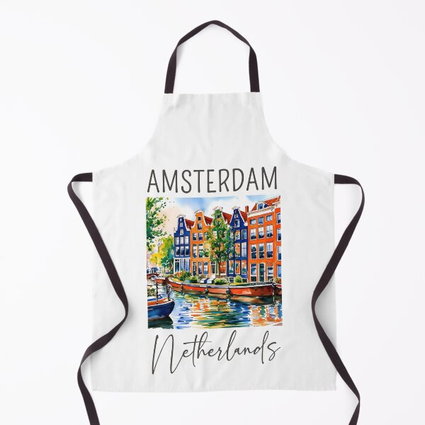 Item preview, A Watercolor Design of Amsterdam - Netherlands designed and sold by Sketch-Shack.