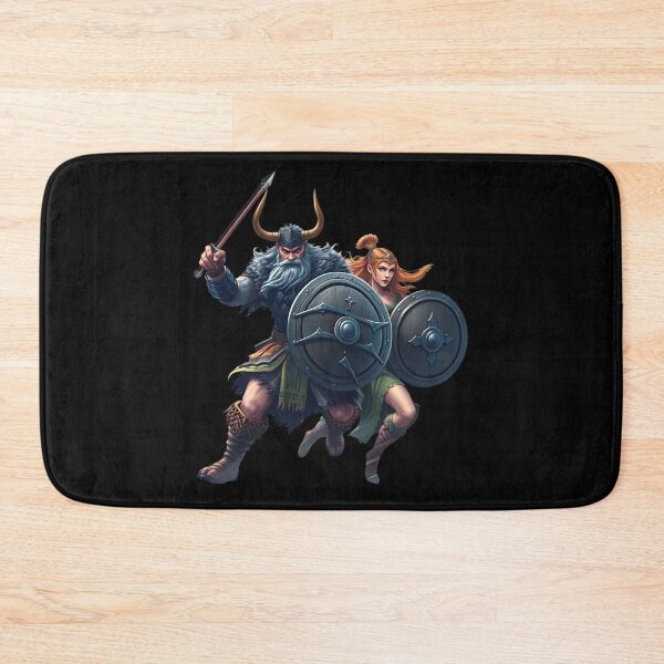 Item preview, Viking Warrior and Shieldmaiden designed and sold by ZanyPaintbrush.