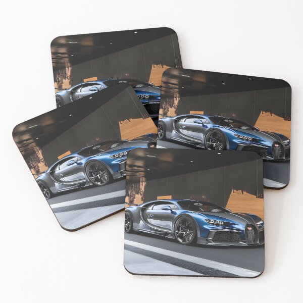 Item preview, Blue & Black Bugatti Chiron Super Sport Poster – Luxury Hypercar Wall Art VI designed and sold by AutoPopStudio.