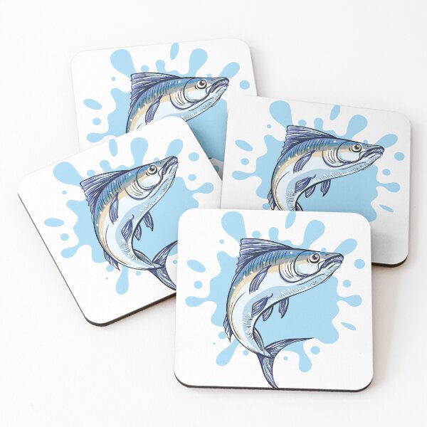 Item preview, Blue Fin Tuna and splash at the background designed and sold by Mine&Make.