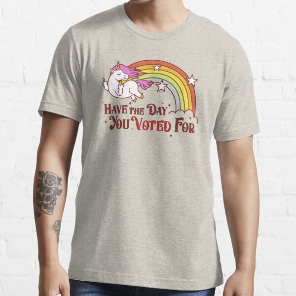 Item preview, Have The Day You Voted For Cursing Unicorn Funny designed and sold by Nerd Shizzle.
