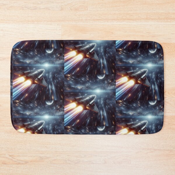 Item preview, spaceship traveling at the speed of light designed and sold by Dogandesighn.