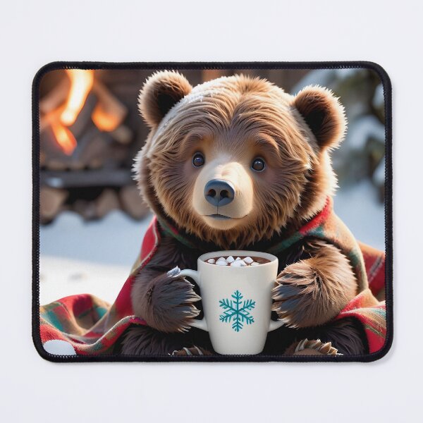 Item preview, Cozy Bear By The Fire designed and sold by FashionDollQtr.
