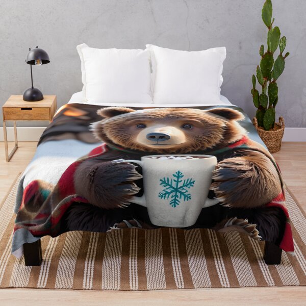 Item preview, Cozy Bear By The Fire designed and sold by FashionDollQtr.