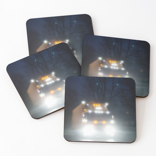 Item preview, Beautiful Truck Lights Through The Fog designed and sold by Taina Sohlman.