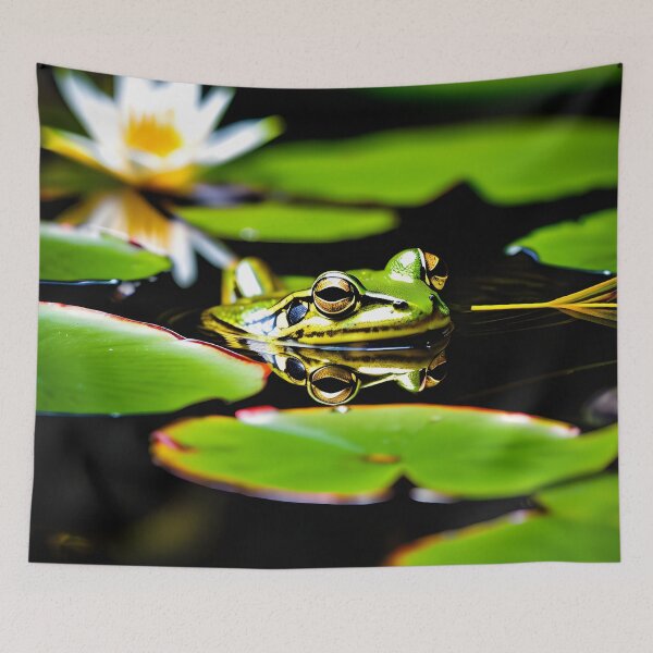 Item preview, Frog On Lily Pad designed and sold by FashionDollQtr.