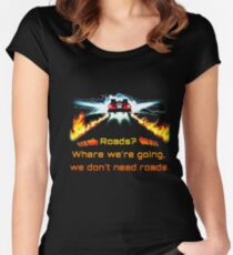 Back to the future Women's Fitted Scoop T-Shirt