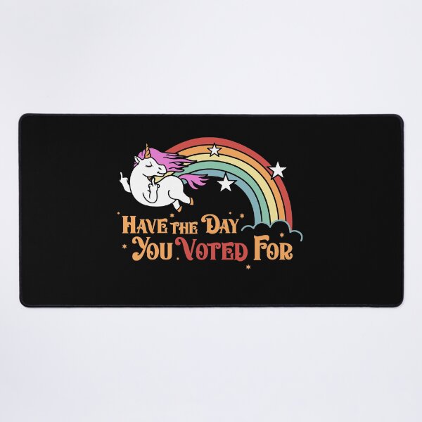 Item preview, Have The Day You Voted For Cursing Unicorn Funny designed and sold by Nerd Shizzle.