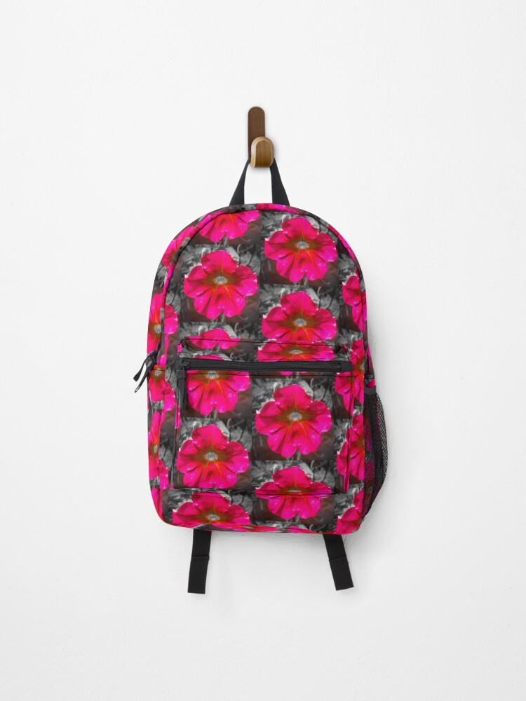 Thumbnail 1 of 3, Backpack, Fleur de Rouge designed and sold by margotb70.