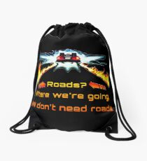 Back to the future Drawstring Bag