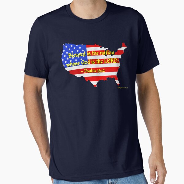 Psalm 33-12 Essential T-Shirt