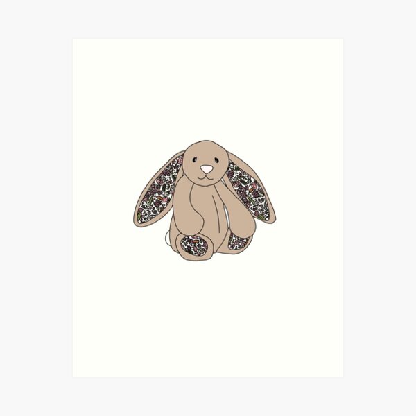 Item preview, Beige Blossom Bunny designed and sold by Jmarieedesigns.