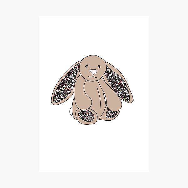 Item preview, Beige Blossom Bunny designed and sold by Jmarieedesigns.