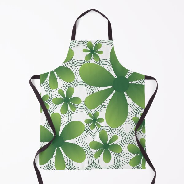 Item preview, Green flower patterns designed and sold by Wolagno.