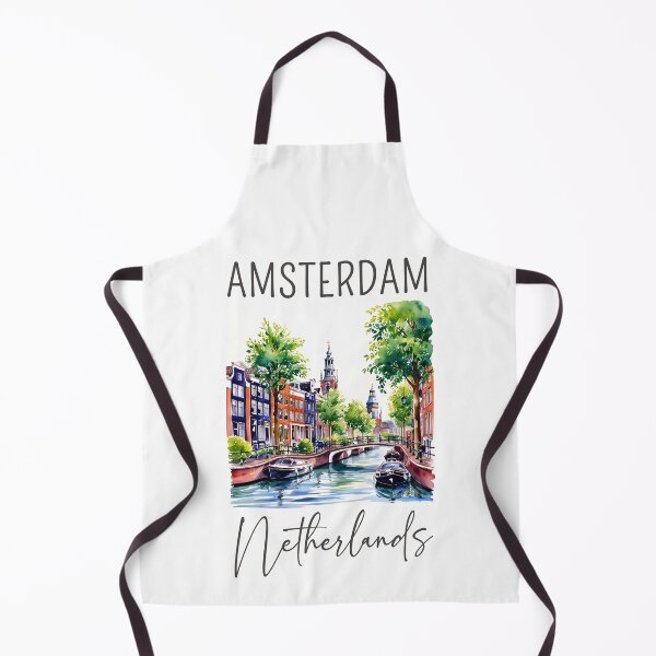 Item preview, A Watercolor Design of Amsterdam - Netherlands designed and sold by Sketch-Shack.