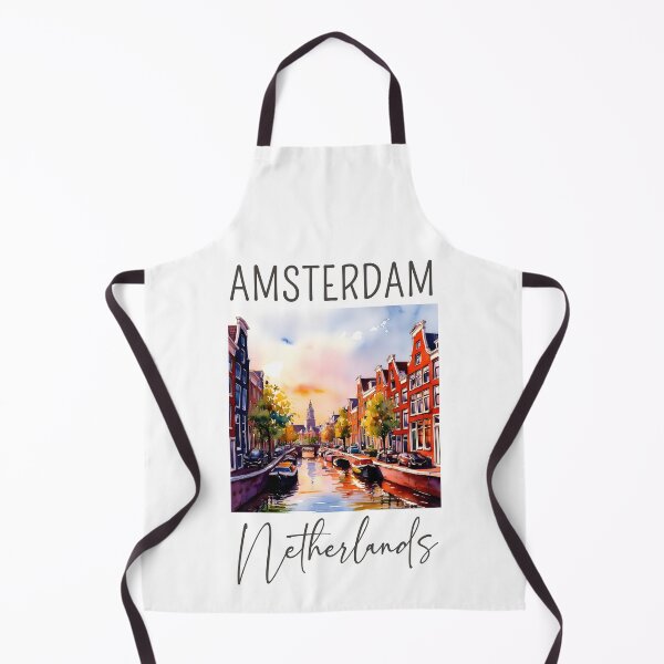 Item preview, A Watercolor Design of Amsterdam - Netherlands designed and sold by Sketch-Shack.