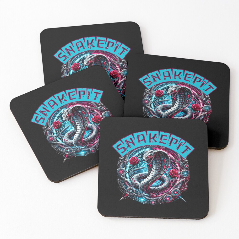 Item preview, Coasters (Set of 4) designed and sold by ManicMerch.