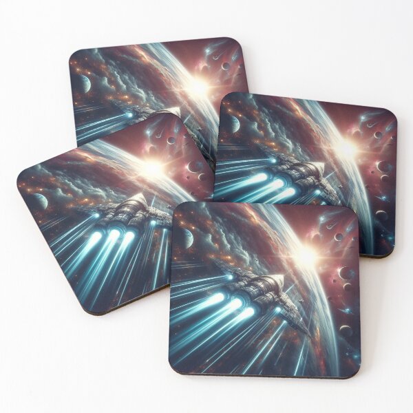 Item preview, spaceship traveling at the speed of light designed and sold by Dogandesighn.