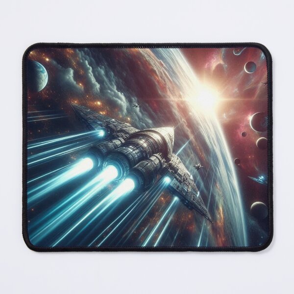 Item preview, spaceship traveling at the speed of light designed and sold by Dogandesighn.
