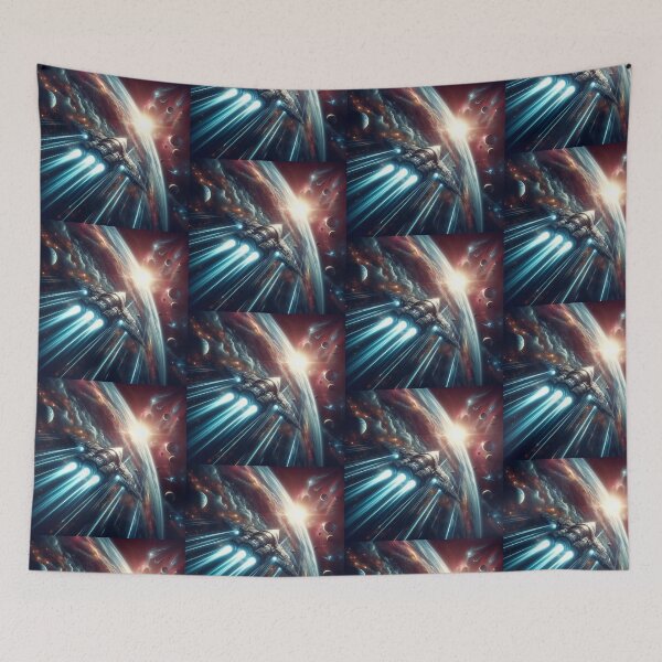 Item preview, spaceship traveling at the speed of light designed and sold by Dogandesighn.