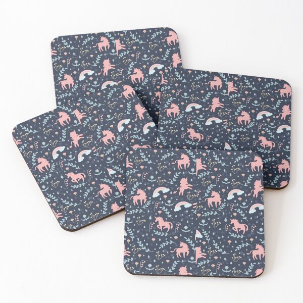 Item preview, Floral Vintage Unicorns And Rainbows  designed and sold by Masonixem.