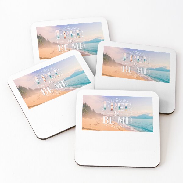 Item preview, FREE TO BE ME - BEACH designed and sold by FitEnvy.