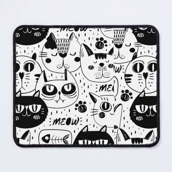 Item preview, Cat Faces designed and sold by vintageretrostyleshop.