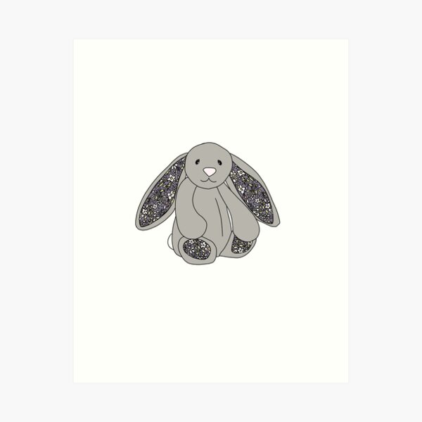 Item preview, Grey Blossom Bunny  designed and sold by Jmarieedesigns.