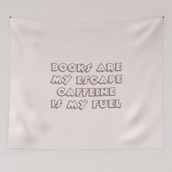 Item preview, Books Are My Escape Caffeine Is My Fuel - Books Lovers designed and sold by TheSassyNoble.