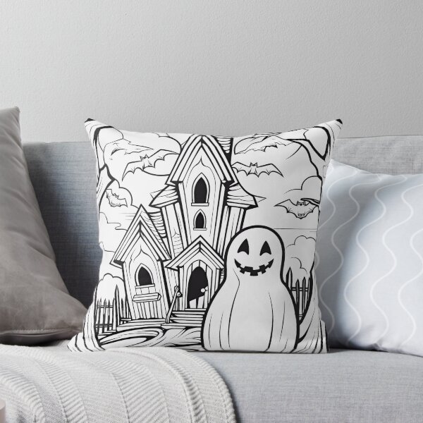 Item preview, Halloween #4 Coloring Page Pattern  designed and sold by DavidColoring.
