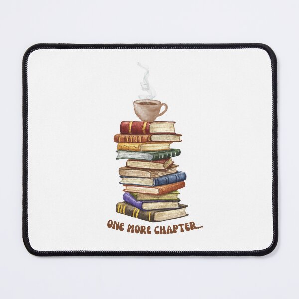 Item preview, Steaming cup & stack of books designed and sold by alittlelibrary.