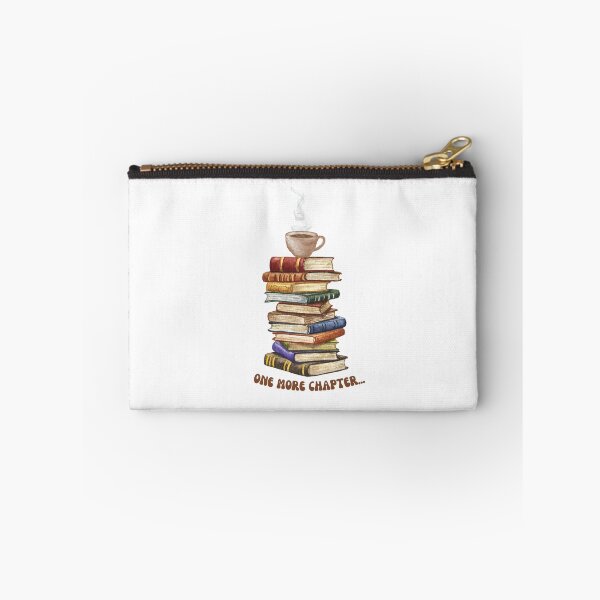 Item preview, Steaming cup & stack of books designed and sold by alittlelibrary.