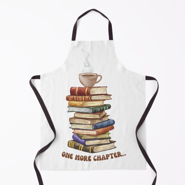 Item preview, Steaming cup & stack of books designed and sold by alittlelibrary.