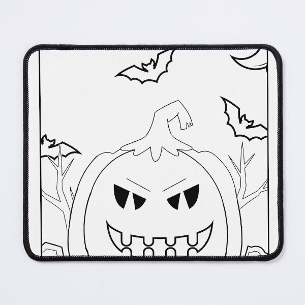 Item preview, Halloween #6 Coloring Page Pattern designed and sold by DavidColoring.