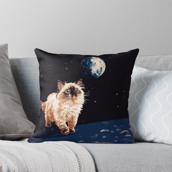 Item preview, Space Catwalk – Adorable Cosmic Cat Under the Stars designed and sold by mrddst.