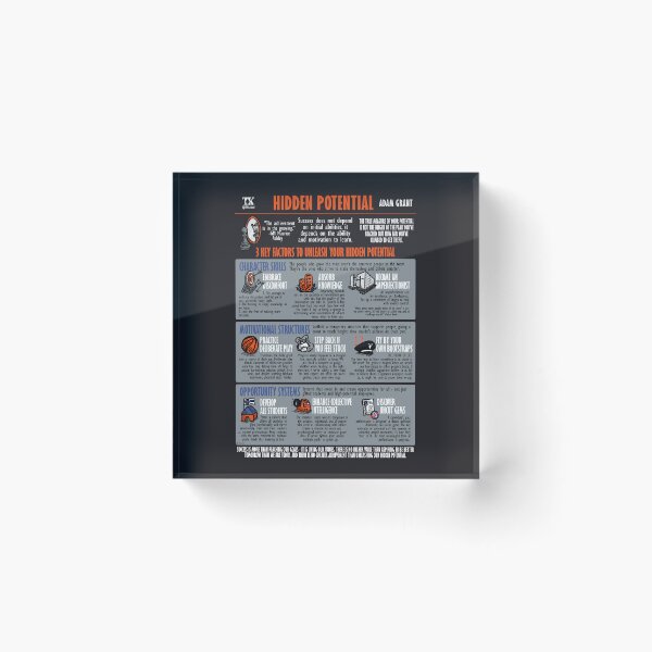 Item preview, Visual Book Summary Hidden Potential (Adam Grant) designed and sold by TKsuited.