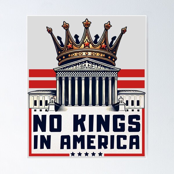 Item preview, No Kings In America designed and sold by Zeemazoo.