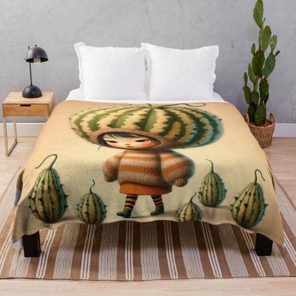 Item preview, Horned Melon Girl designed and sold by Beyondnote-Art.