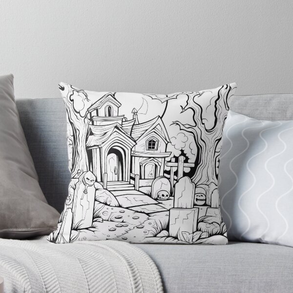 Item preview, Halloween #11 Coloring Page Pattern  designed and sold by DavidColoring.