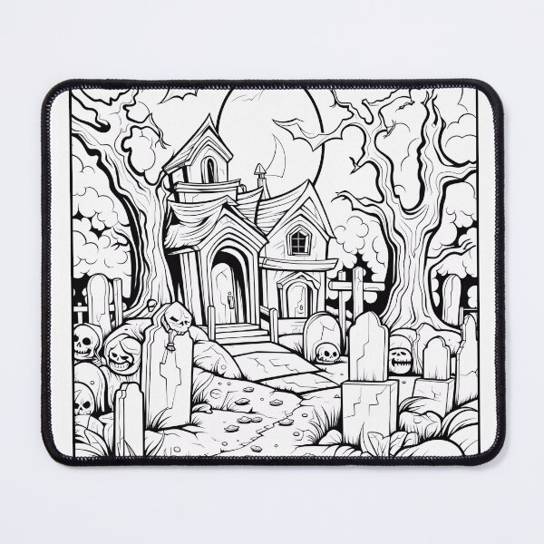 Item preview, Halloween #11 Coloring Page Pattern designed and sold by DavidColoring.